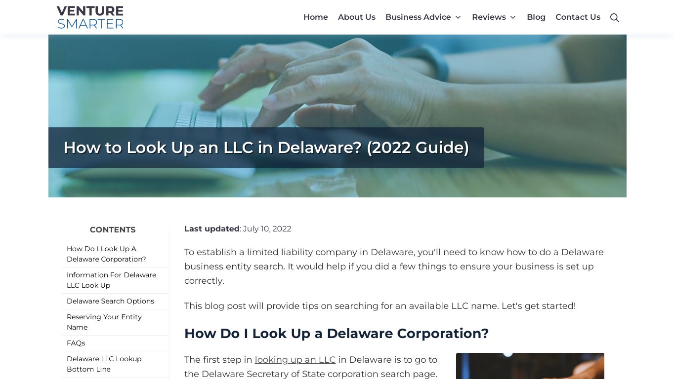 How to Look Up an LLC in Delaware? (2022 Guide) - VentureSmarter